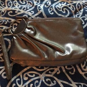 Cute Wristlet gathered up at silver handle